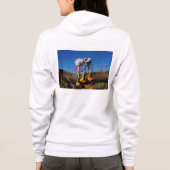 Fubby paartje dat romantisch verliefd zitten. hoodie (Rückseite)