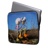 Fubby paartje dat romantisch verliefd zitten. laptopschutzhülle (Vorderseite Links)