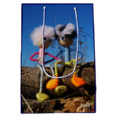 Fubby paartje dat romantisch verliefd zitten. mittlere geschenktüte (Rückseite)