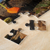 Fubby paartje dat romantisch verliefd zitten. puzzle (Seite)