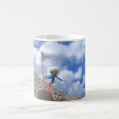 Fubby poppetje die naar de top gaat. kaffeetasse (Mittel)