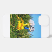 Fubby poppetjes die dansen met Narcissenjurk. iPhone Hülle (Rückseite (Horizontal))