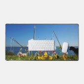 Fubby's actief met het hengelspel. schreibtischunterlage (Tastatur & Maus)