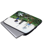 Fubby's bij een molen planten een krokus bol. laptopschutzhülle (Vorne Knopf)