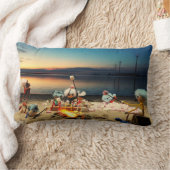 Fubby's bij kampvuur met marchmello's. lendenkissen (Decke)