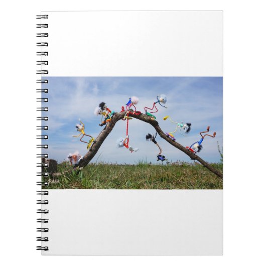 Fubby's die aan het Skaten zijn. Notizblock (Vorderseite)