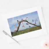 Fubby's die aan het Skaten zijn. Rechteckiger Aufkleber (Umschlag)