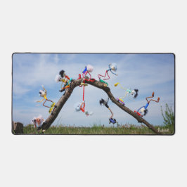 Fubby's die aan het Skaten zijn. Schreibtischunterlage