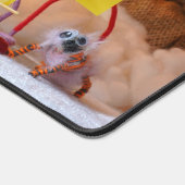 Fubby's die een Kerstkoor vormen voor de Kerstboom Schreibtischunterlage (Ecke)