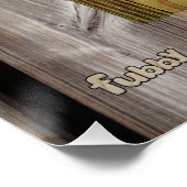 Fubby's die een vogelhuis beklimmen. poster (Ecke)