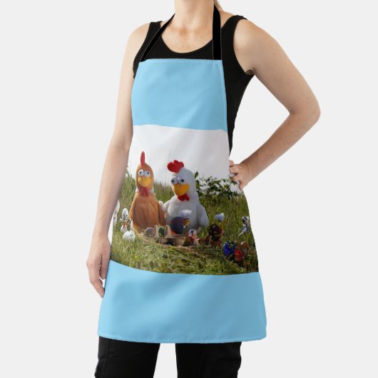 Fubby's die eieren verven van kippen, Vrolijk Pase Schürze (InSitu)