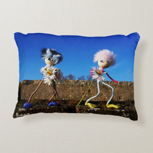 Fubby's die elkaars Valentijn zijn. Dekokissen (Rückseite)