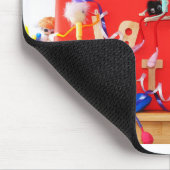 Fubby's die feest vieren voor verjaardag. mousepad (Ecke)