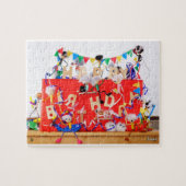 Fubby's die feest vieren voor verjaardag. puzzle (Horizontal)