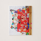 Fubby's die feest vieren voor verjaardag. puzzle (Vertikal)