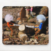 Fubby's die hout zagen. mousepad (Vorne)