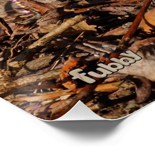 Fubby's die hout zagen. poster (Ecke)