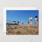 Fubby's die korfballen, winnen of verliezen. postkarte (Vorne/Hinten)