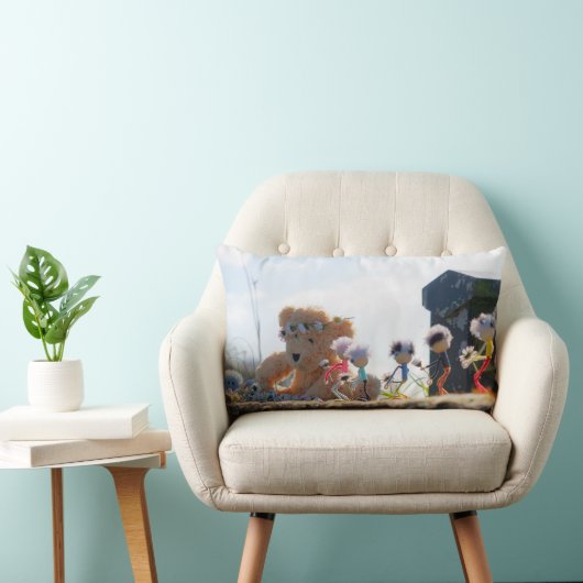 Fubby's die madeliefjes naar een Beer brengen. Lendenkissen (Stuhl )