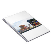 Fubby's die madeliefjes naar een Beer brengen. Notizblock (Rechte Seite)