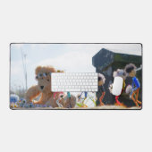 Fubby's die madeliefjes naar een Beer brengen. Schreibtischunterlage (Tastatur & Maus)