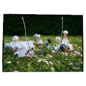 Fubby's die met vakantie kamperen. große geschenktüte (Rückseite)