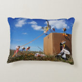 Fubby's die spelen met veren en vliegen. dekokissen (Rückseite)