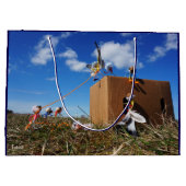 Fubby's die spelen met veren en vliegen. große geschenktüte (Rückseite)