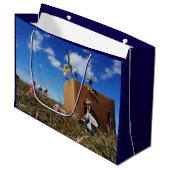 Fubby's die spelen met veren en vliegen. große geschenktüte (Vorderseite Schrägansicht)