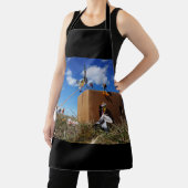 Fubby's die spelen met veren en vliegen. schürze (InSitu)