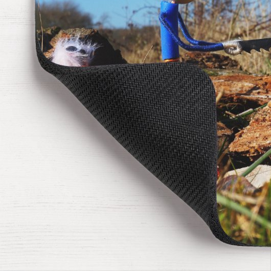 Fubby's die stam van boom doorzagen. mousepad (Ecke)