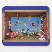 Fubby's in het Circus met allerlei acts.  Mousepad (Vorne)