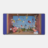 Fubby's in het Circus met allerlei acts.  Schreibtischunterlage (Vorderseite)