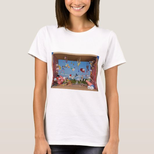 Fubby's in het Circus met allerlei acts.  T-Shirt (Vorderseite)