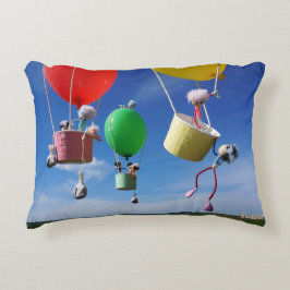 Fubby's in luchtballonnen die op avontuur gaan. dekokissen