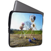 Fubby's in natuur met madeliefjes. laptopschutzhülle (Vorne Rechts)