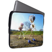 Fubby's in natuur met madeliefjes. laptopschutzhülle (Vorne Rechts)