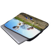 Fubby's in natuur met madeliefjes. laptopschutzhülle (Vorne Knopf)