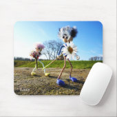 Fubby's in natuur met madeliefjes. mousepad (Mit Mouse)