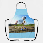 Fubby's in natuur met madeliefjes. schürze (Vorderseite)