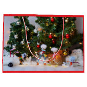 Fubby's in Winterwonderland. Große Geschenktüte (Rückseite)