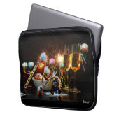 Fubby's met Jaarwisseling bij feestdagen. Laptopschutzhülle (Vorderseite Links)