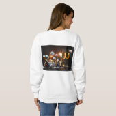 Fubby's met Jaarwisseling bij feestdagen. Sweatshirt (Schwarz voll)