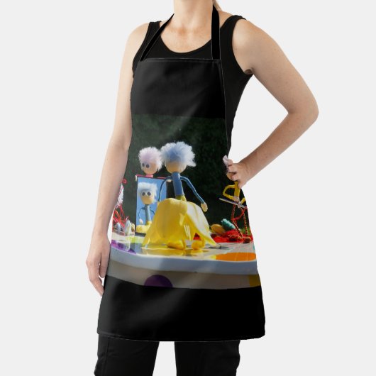 Fubby's met Tulpen jurk bij atelier. Schürze (InSitu)