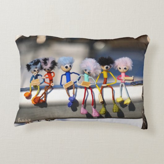 Fubby's op giek in 'Manhatten' poster. Dekokissen (Rückseite)