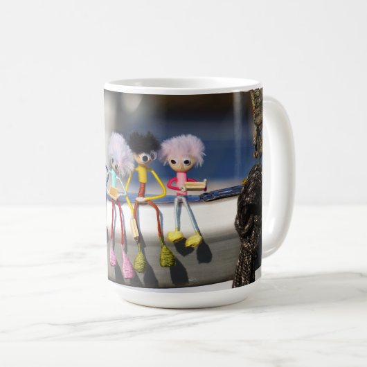 Fubby's op giek in 'Manhatten' poster. Kaffeetasse (VorderseiteRechts)