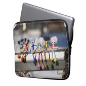 Fubby's op giek in 'Manhatten' poster. Laptopschutzhülle (Vorderseite Links)