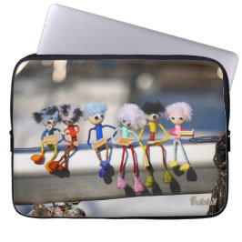 Fubby's op giek in 'Manhatten' poster. Laptopschutzhülle