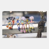 Fubby's op giek in 'Manhatten' poster. Rechteckiger Aufkleber (Vorderseite)