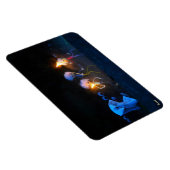 Fubby's op spooktocht, halloween grap. magnet (Rechte Seite)